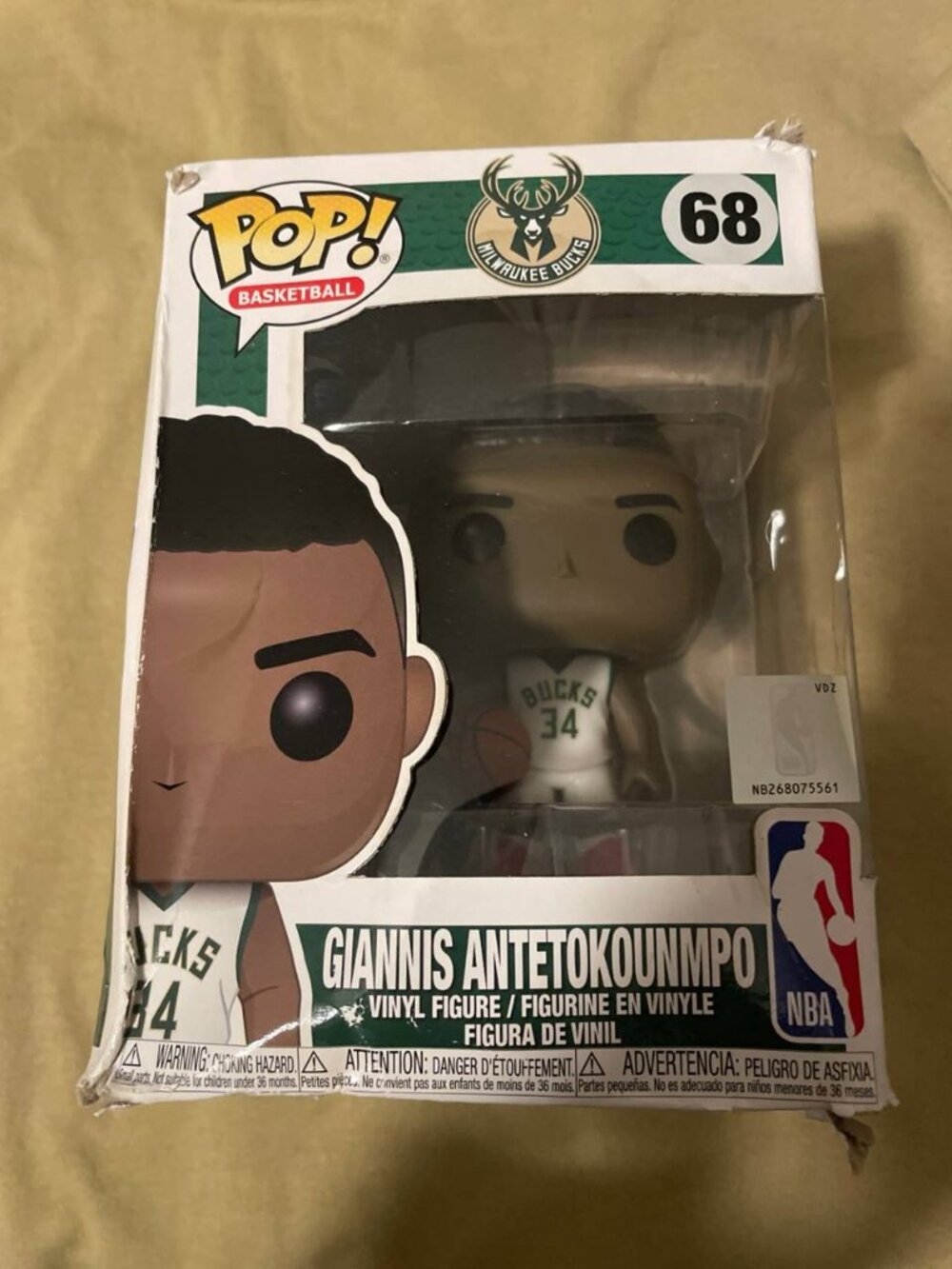 Good Funko Pop! Giannis Antetokounmpo #68 Milwaukee Bucks NBA Vinyl Figure Colle